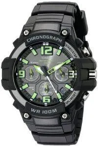 Casio Mens Heavy Duty-design Chronograph Black Watch