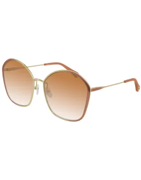 CH0015S 004 Shiny Nude Sunglasses
