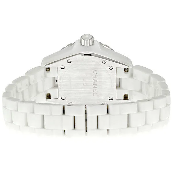 Chanel J12 Diamond White Ceramic Ladies Watch H0967