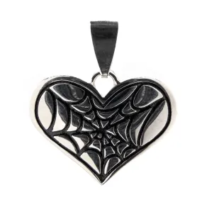 Charm Coven Cobweb Heart Charm