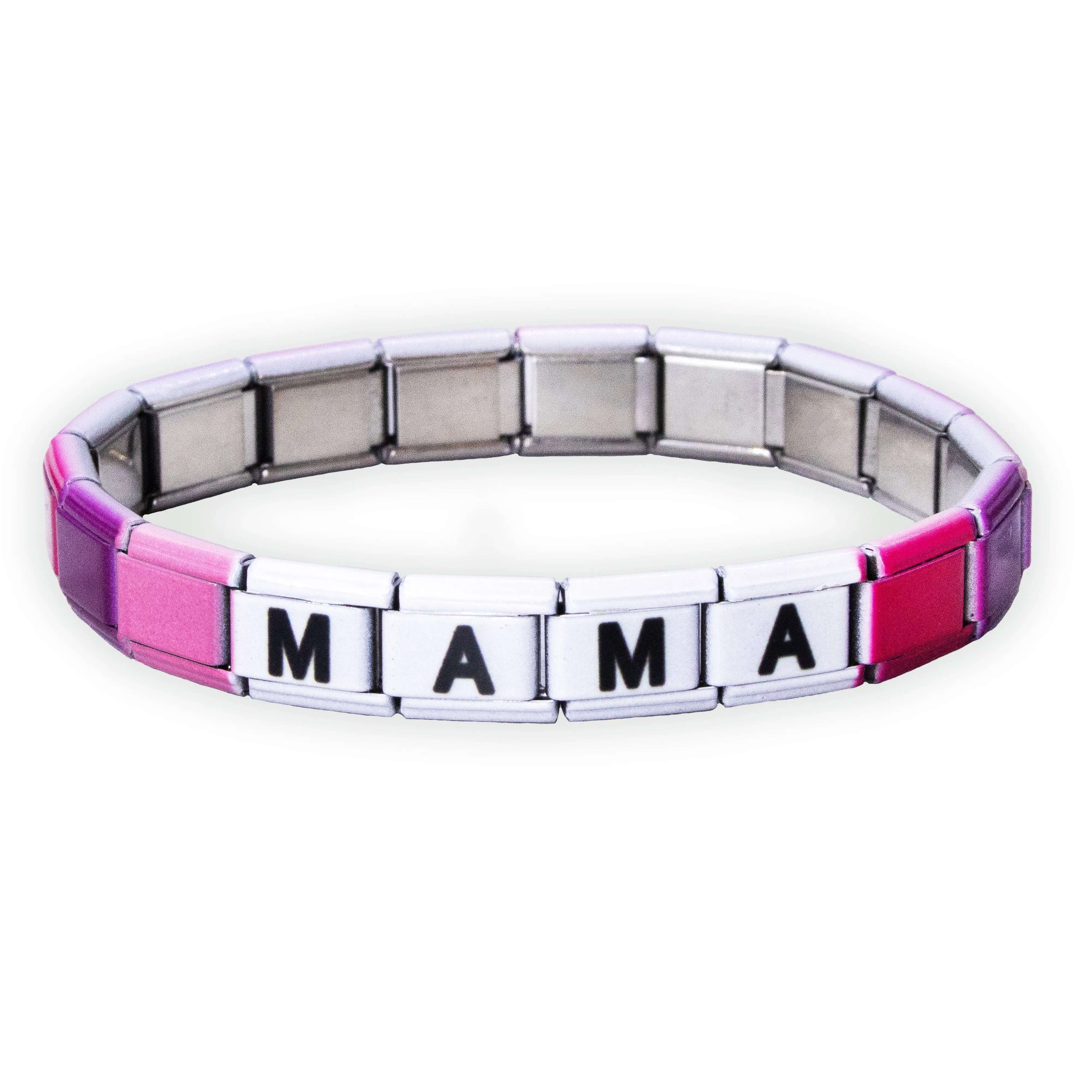 Charm Link Word Bracelet
