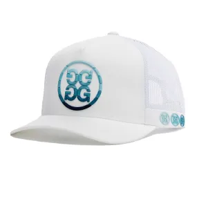 Circle G'S Ombre Interlock Knit Trucker Hat Snow - AW23