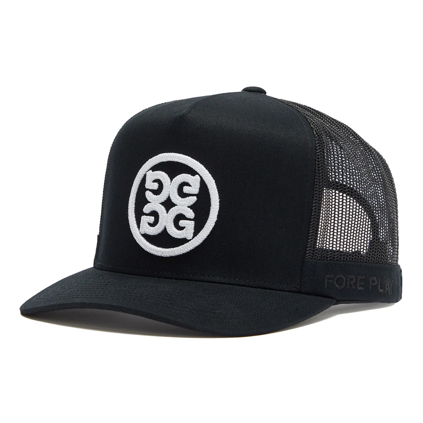 Circle G'S Tall Interlock Knit Trucker Hat Onyx - AW23