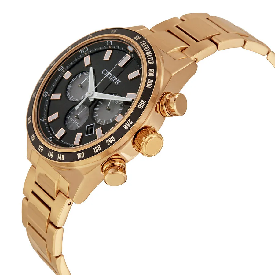 Citizen Sport Chronograph Eco-Drive Black Dial Men's Watch CA4203-54E