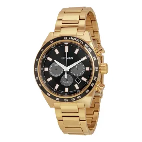 Citizen Sport Chronograph Eco-Drive Black Dial Men's Watch CA4203-54E
