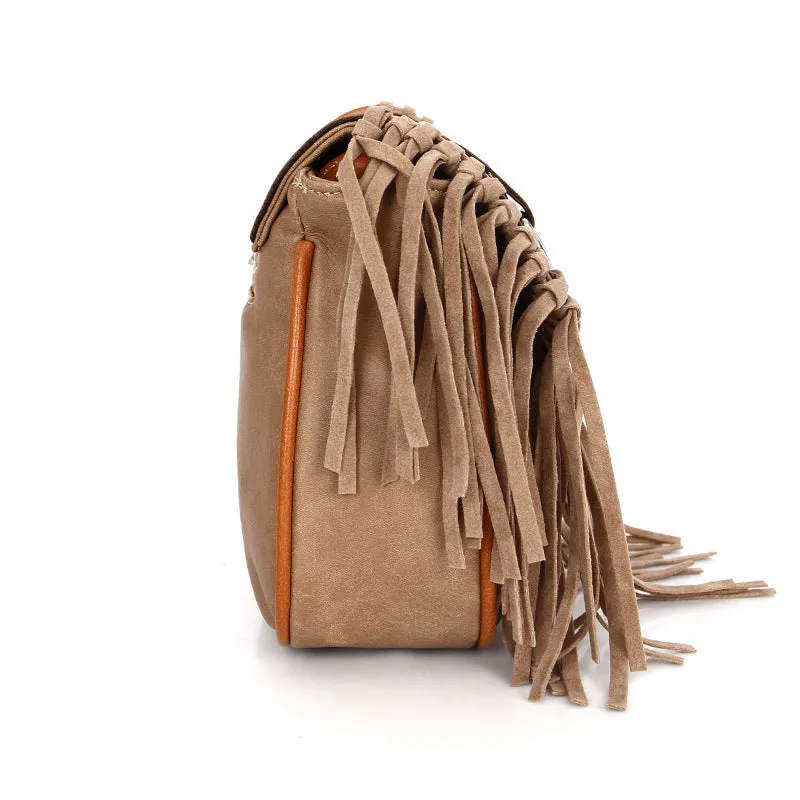CL1117 - Bohemian tassel crossbody bag