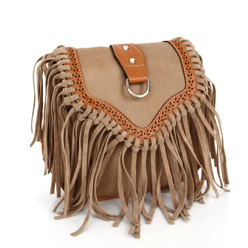 CL1117 - Bohemian tassel crossbody bag