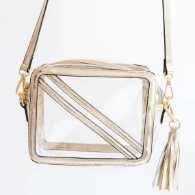 Cline Clear Bag-Gold