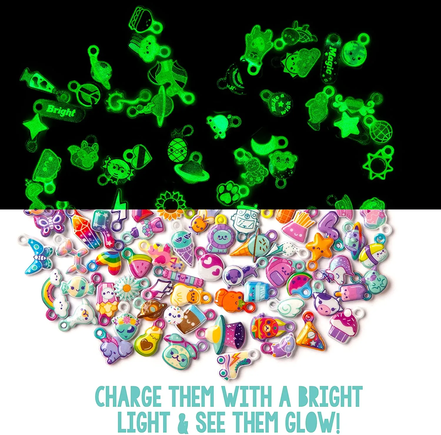 Craft-tastic DIY Glow-in-the-Dark Charm Bracelets Kit