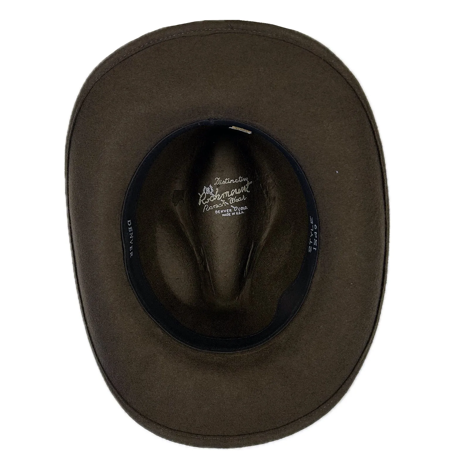 Crushable Brown Felt Denver Western Cowboy Hat