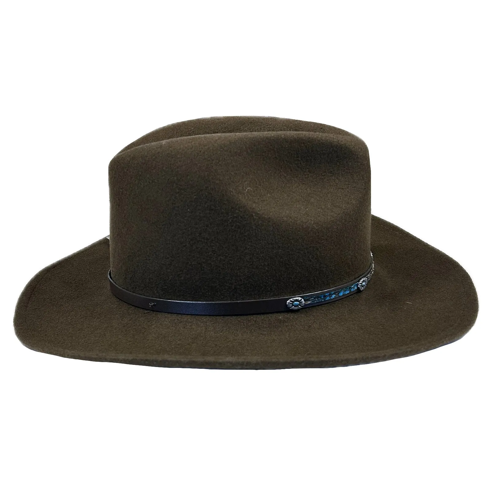 Crushable Brown Felt Denver Western Cowboy Hat