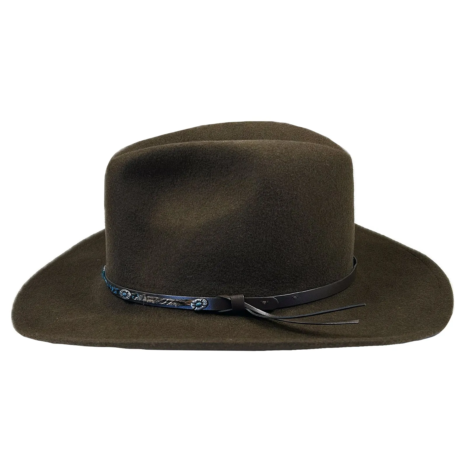 Crushable Brown Felt Denver Western Cowboy Hat