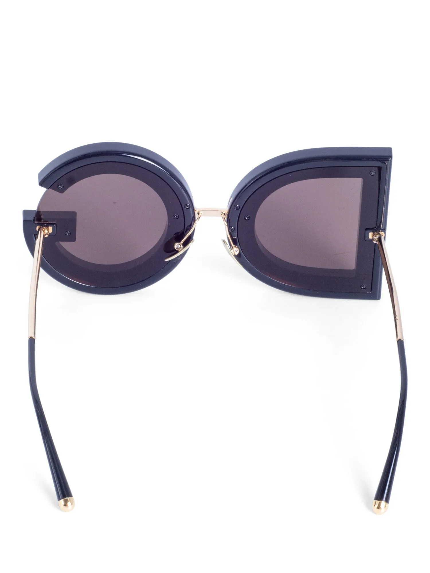 Dolce & Gabanna DG Logo Glitter Sunglasses Black