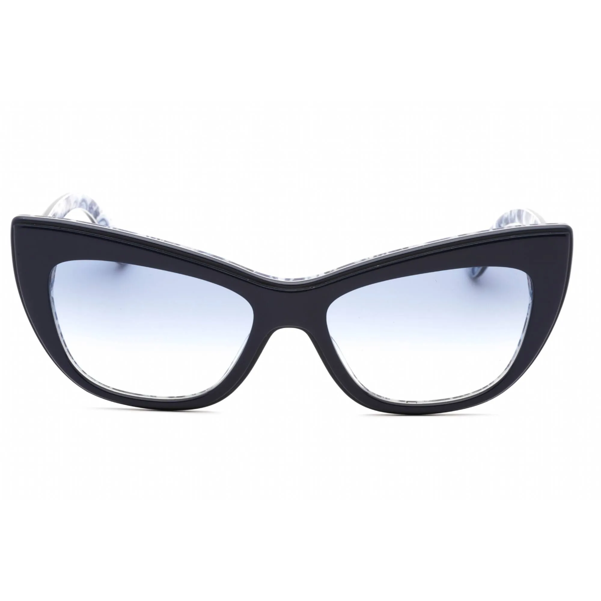 Dolce & Gabbana Women's Sunglasses - Blue On Blue Maiolica Cat Eye | 0DG4417 341419