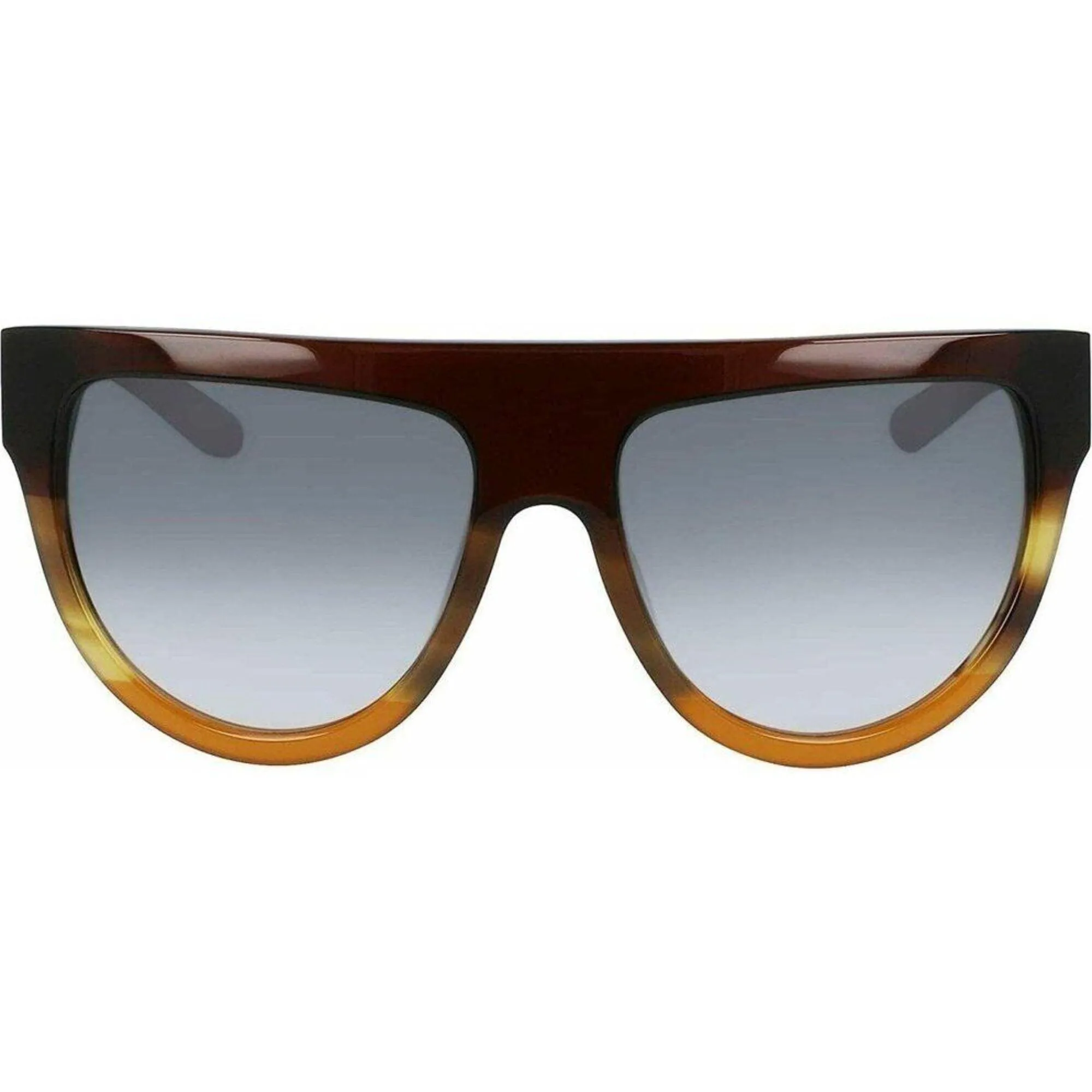 Dragon Unisex Sunglasses - Dark Brown Horn Gradient Frame | DRAGON DR DUSK LL 259