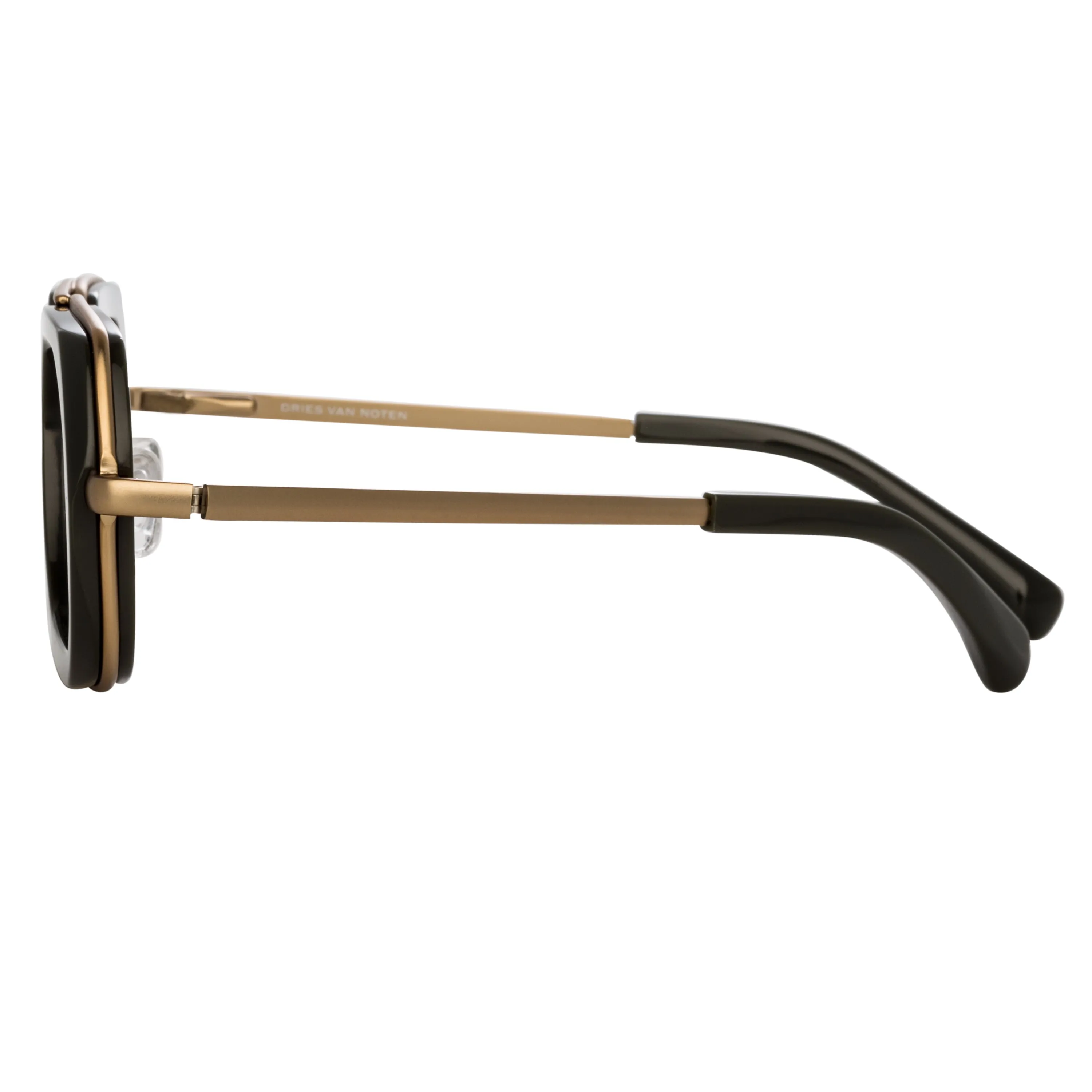 Dries Van Noten Aviator Sunglasses in Gold