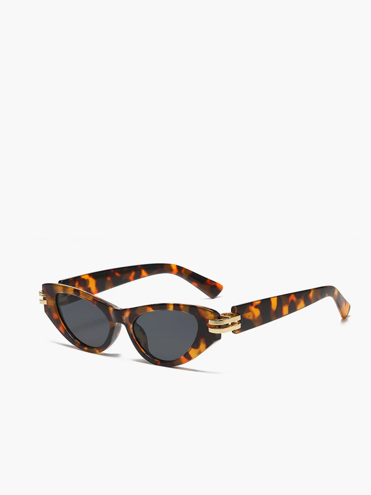 Elara Cat Eye Black Sunglasses