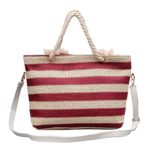 Fashion Women handbag Stripe Crossbody Bags Simple