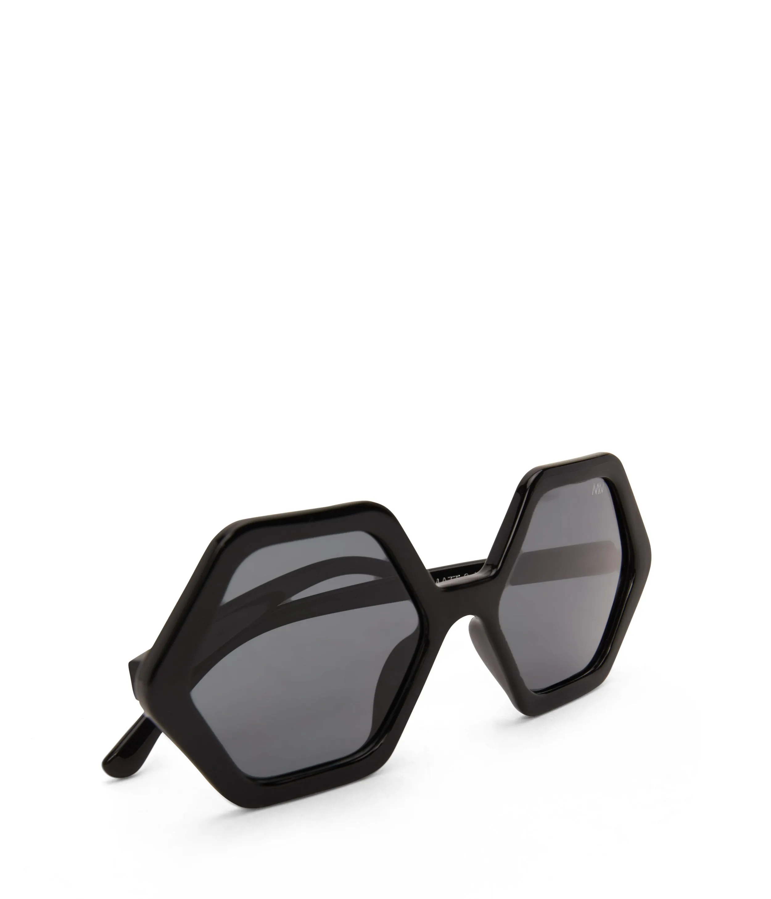 FIRLA Black Hexagon Sunglasses