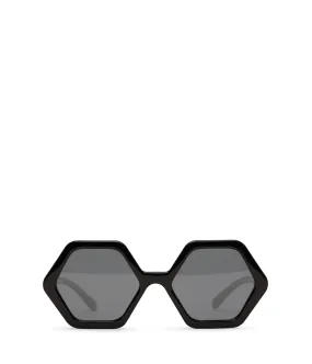 FIRLA Black Hexagon Sunglasses