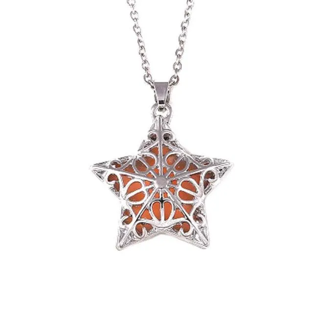 Five-Pointed Star Pendant Necklace for Women