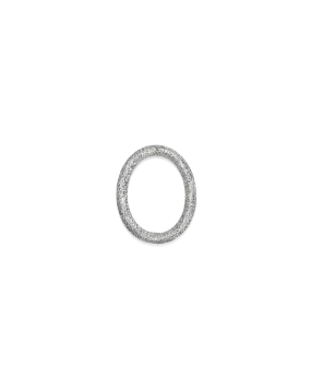 Florentine Finish Small Oval Link