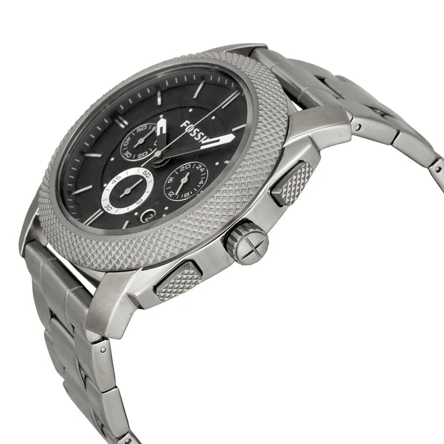 Fossil Machine Chronograph Black Dial Stainless Steel Men's Watch FS4776