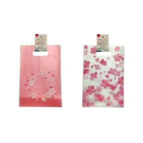 Frost Handle Bag with Bottom Gusset Cherry Blossom 27cm x 18cm