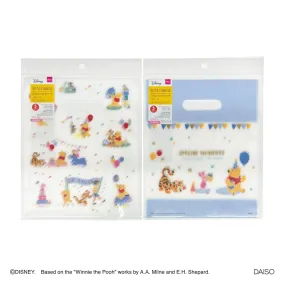 Frost Plastic Handle Bag 23cm x 19cm Winnie the Pooh