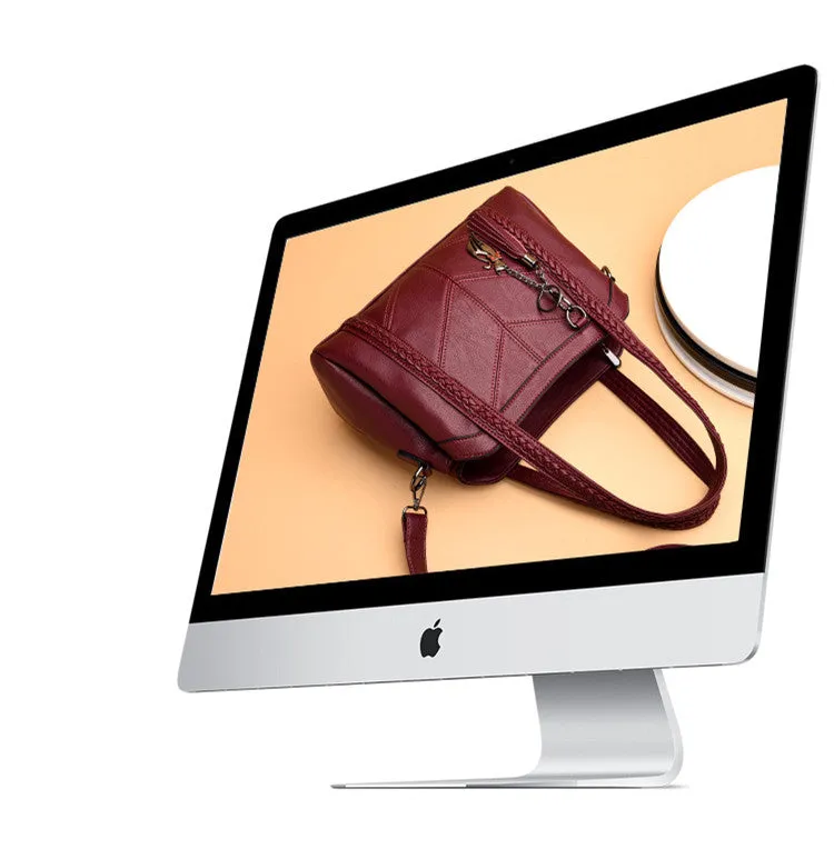 Genuine Leather Tote Tassel Shoulder Bags