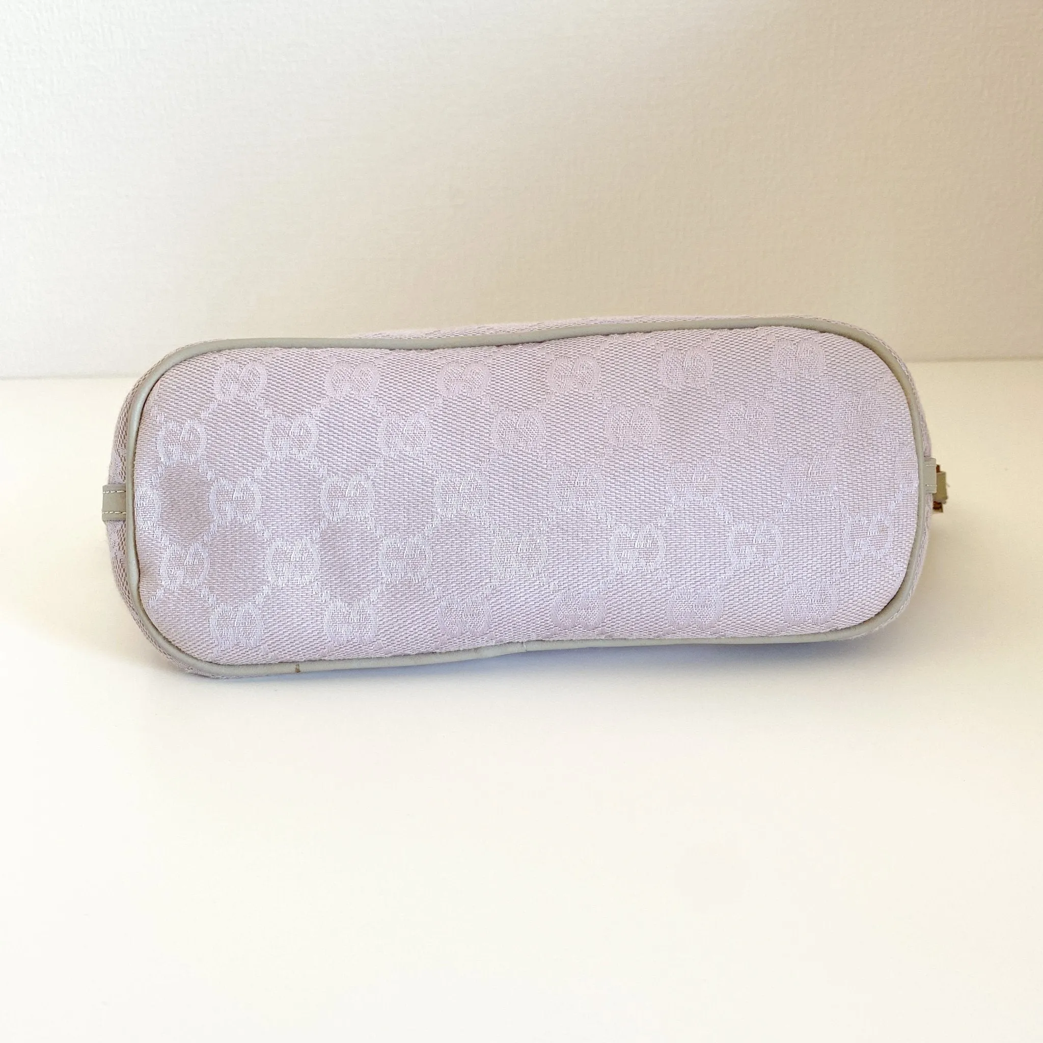 GG Canvas Mini Pochette Pouch Bag Lilac Purple