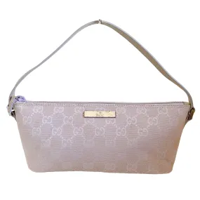 GG Canvas Mini Pochette Pouch Bag Lilac Purple