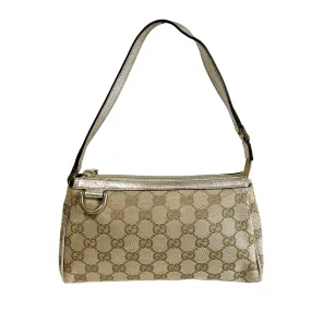 GG Canvas Pochette Bag Beige Gold