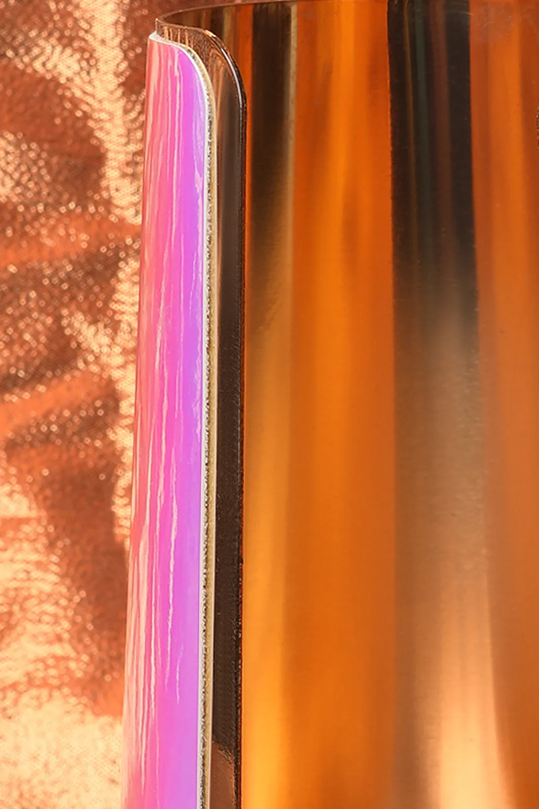 Glossy Iridescent Cuff Bracelet
