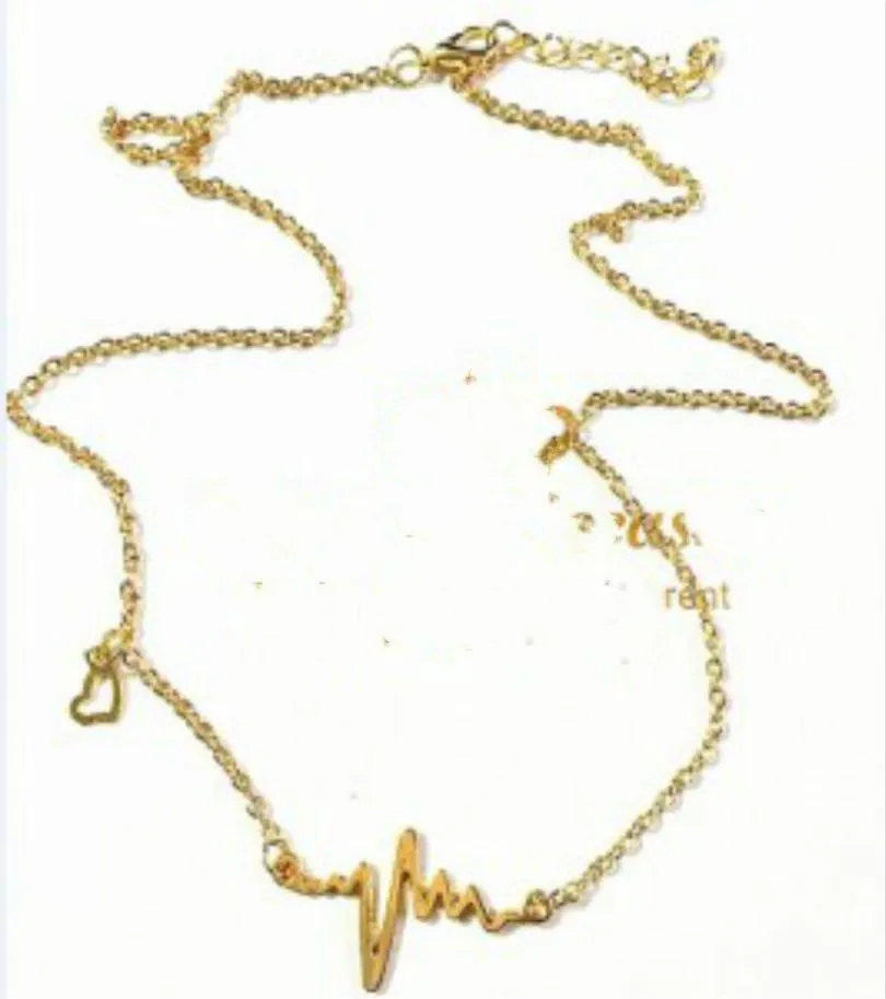 Gold Charm Pendant Necklace