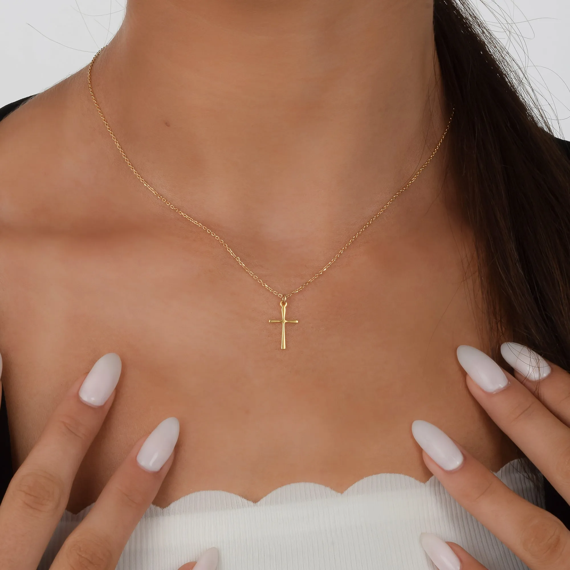 Gold Cross Necklace