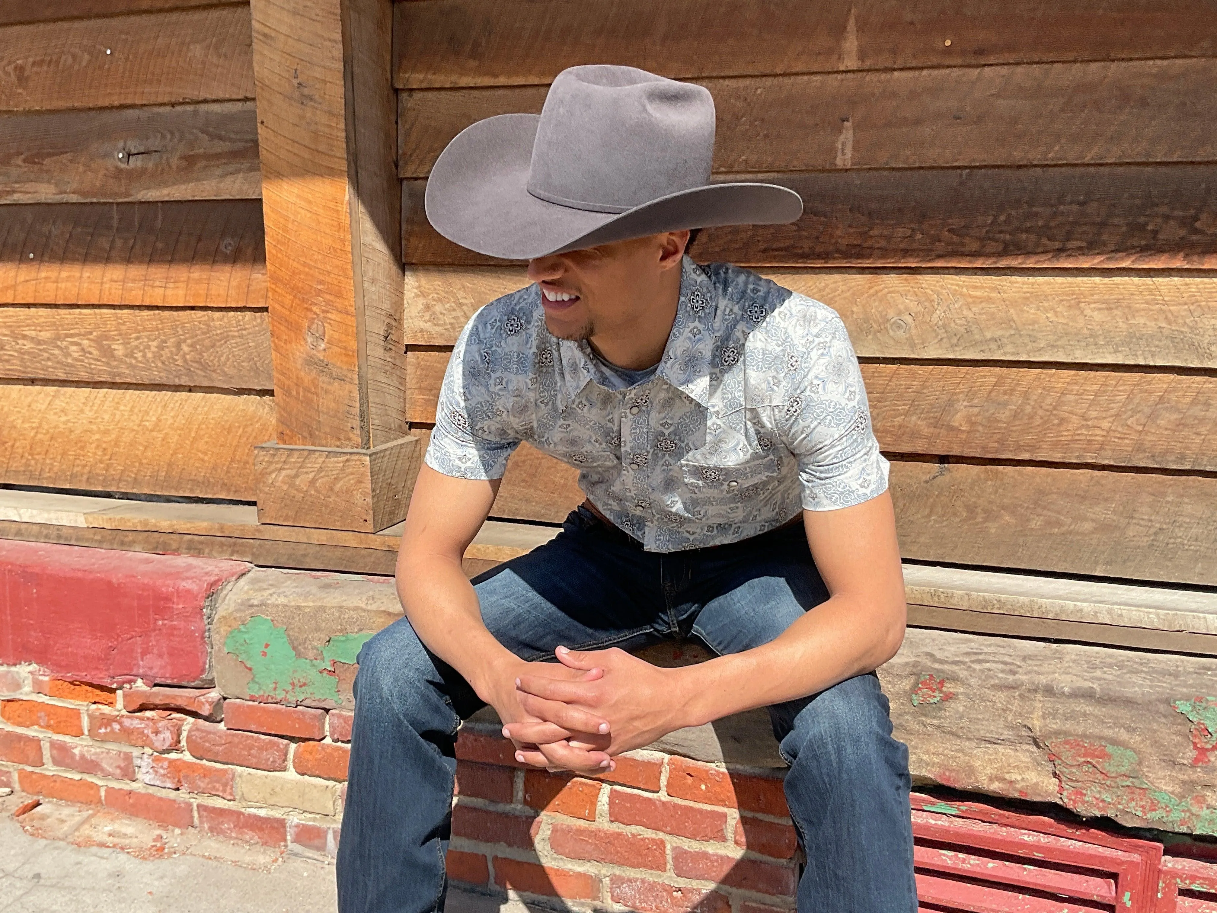 Greeley Hat Works Competitor Gunmetal Grey Brick Top Cowboy Hat PCCGMG