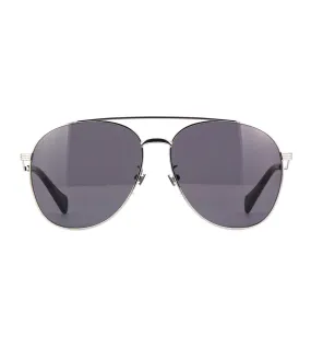 Gucci Women's Grey Aviator Sunglasses