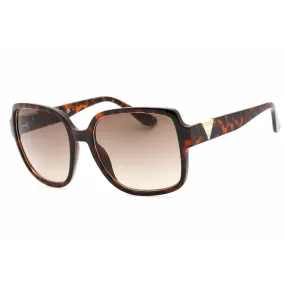 Guess Factory Women's Sunglasses - Dark Havana Square Full Rim Frame | GF6180 52F