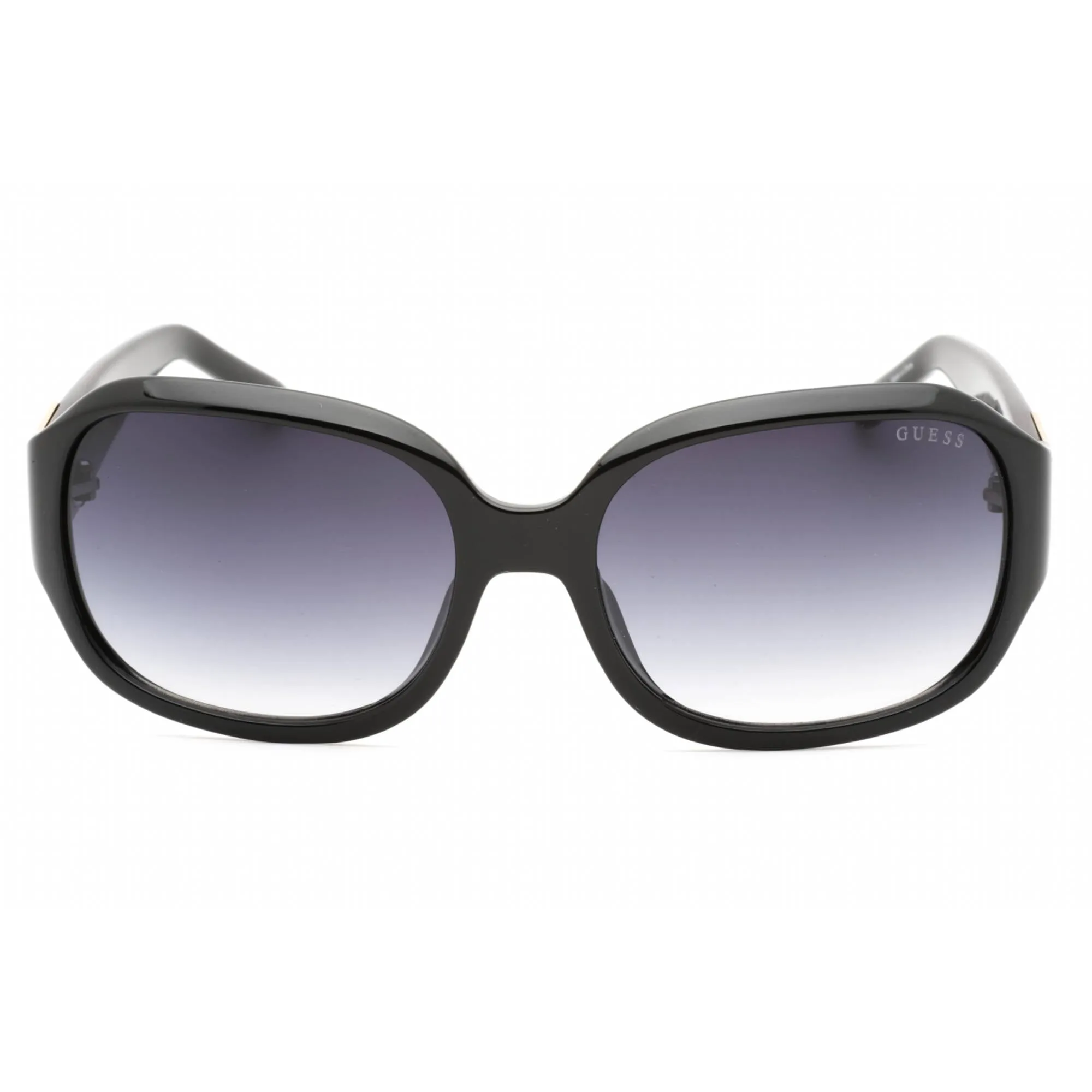 Guess Factory Women's Sunglasses - Shiny Black Rectangular Plastic Frame | GF6121 01B