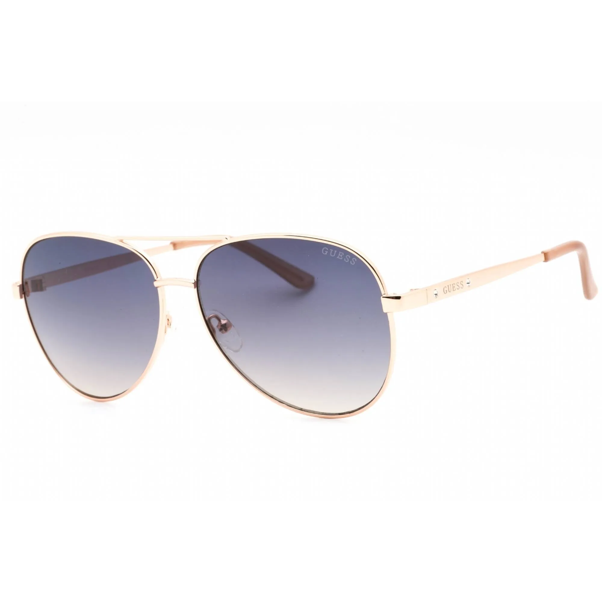 Guess Factory Women's Sunglasses - Shiny Rose Gold Metal Frame | GF6181 28W