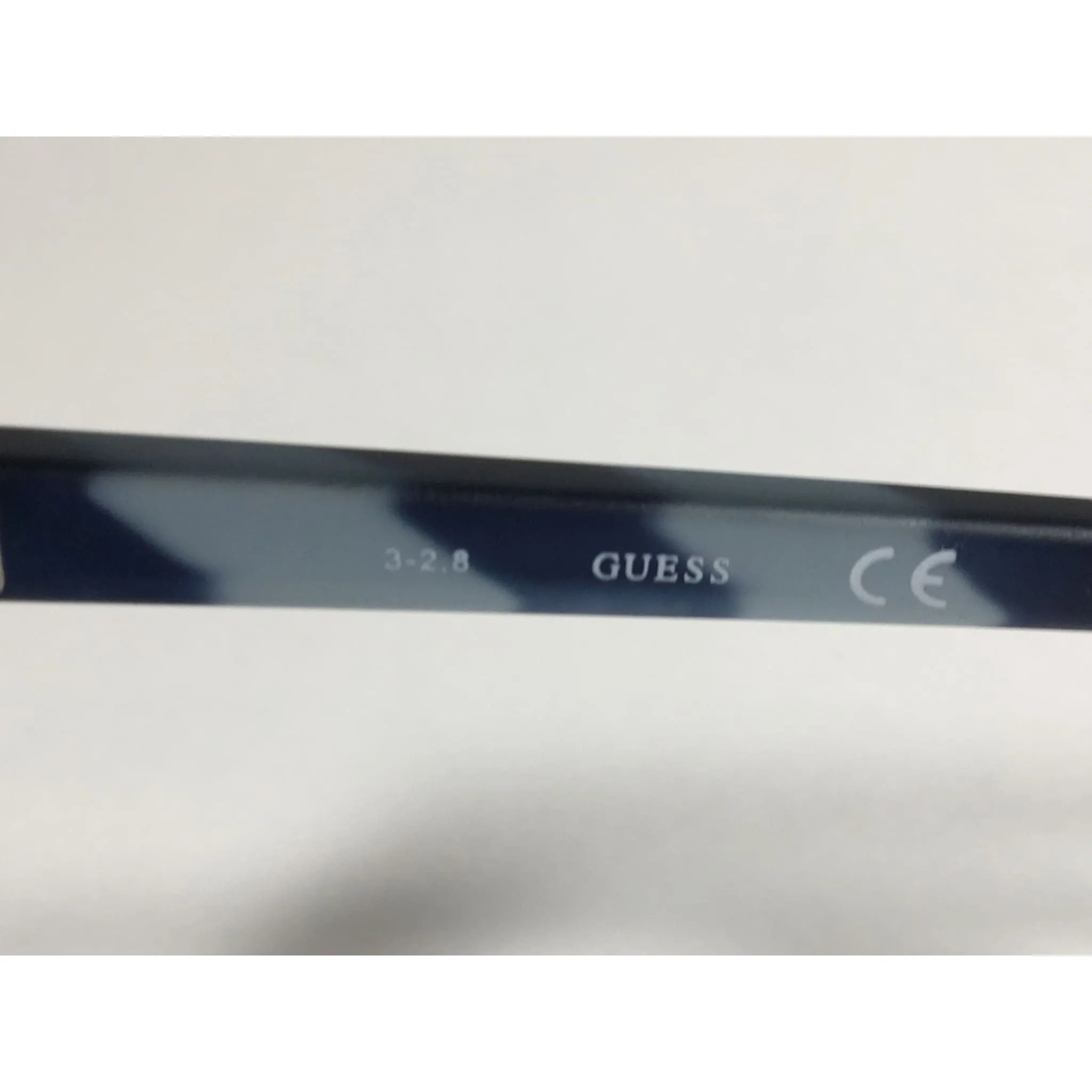 Guess Square Club Sunglasses Blue Stripes Smoke Gradient Lens GF0170 91B