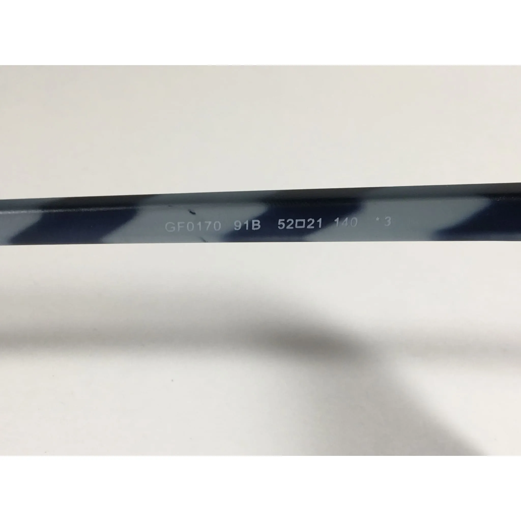 Guess Square Club Sunglasses Blue Stripes Smoke Gradient Lens GF0170 91B