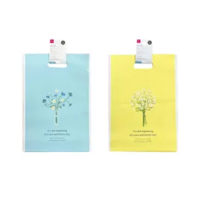 Handle Bag with Bottom Gusset - B Spring Flower - 4pcs - 31cm x 22cm x 8cm