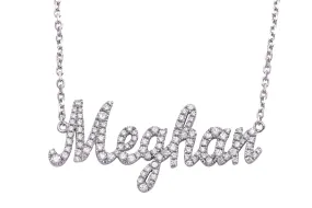Handmade Diamond Name Necklaces