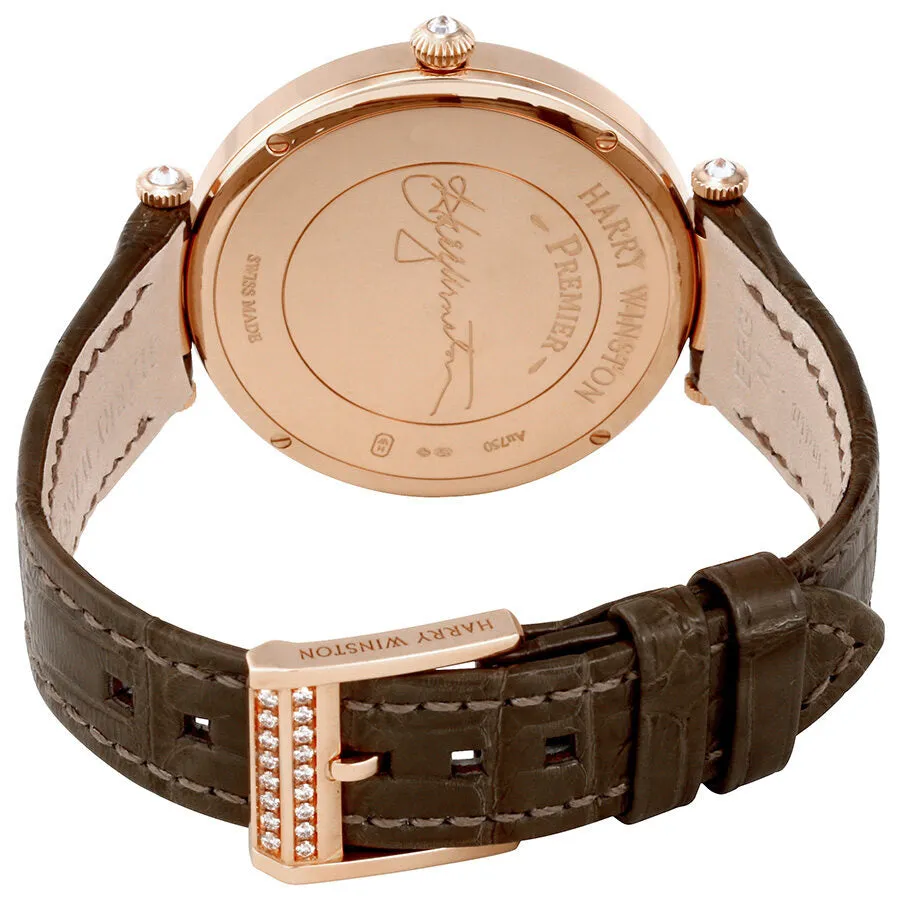 Harry Winston Premier Mother Of Pearl Dial Ladies Diamond Watch PRNQHM36RR008