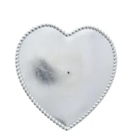 Heart Belt Buckle, Silver Finish, Interchangeable D Ring, Made in USA,  Pack of 2