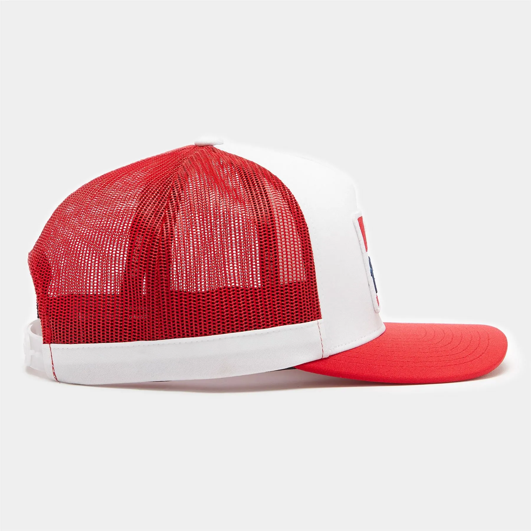 Hello Interlock Knit Trucker Hat Snow - AW23