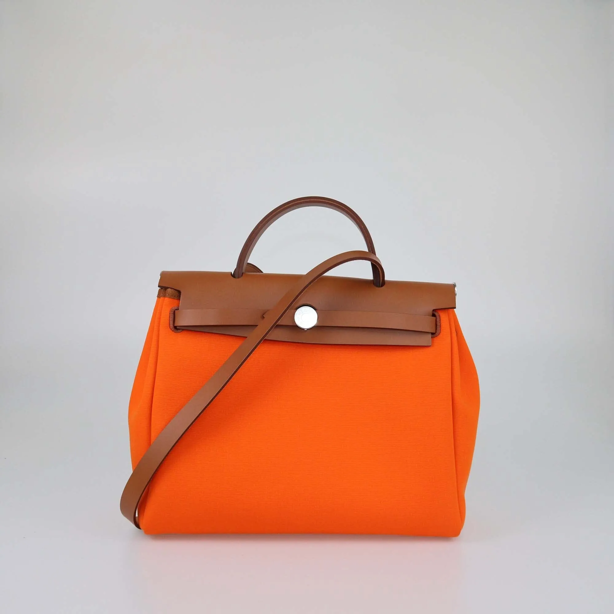 Hermes Orange Herbag 31 Bag