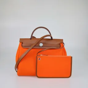 Hermes Orange Herbag 31 Bag